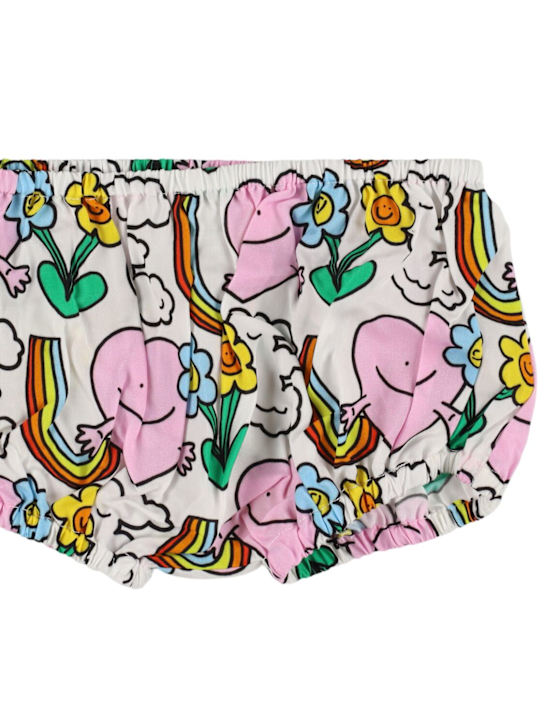 Stella McCartney Kids: Robe & protège-couche en viscose imprimée