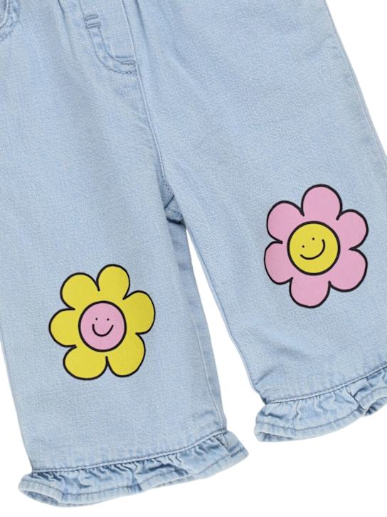 Stella McCartney Kids - Jeans in cotone stampato