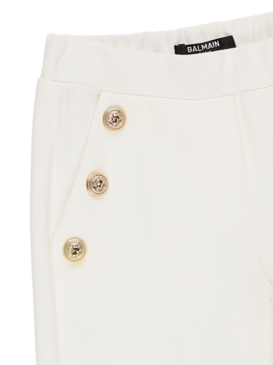 Balmain - Viscose blend Milan stich pants