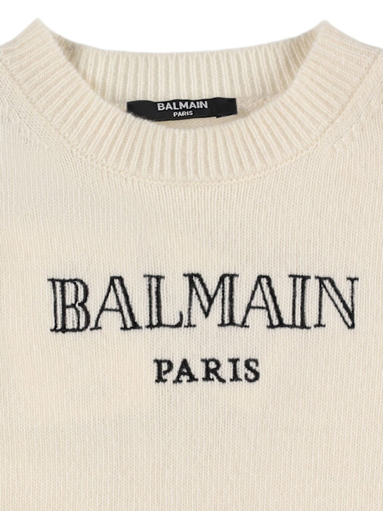 Balmain - Suéter de punto de mezcla de lana