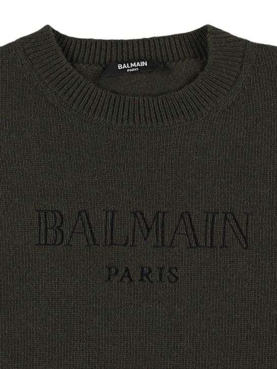 Balmain - Suéter de punto de mezcla de lana