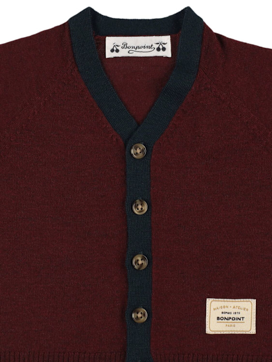 Bonpoint - Cardigan in maglia di lana