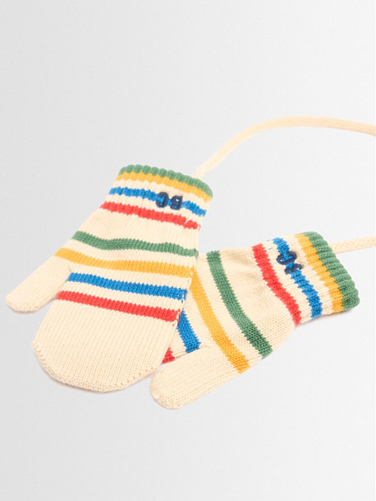 Bobo Choses - Guanti in maglia a righe