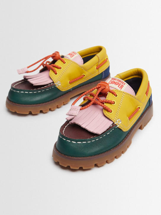 Bobo Choses: Loafer aus Leder und Synthetik
