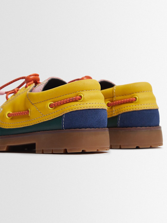 Bobo Choses: Loafer aus Leder und Synthetik
