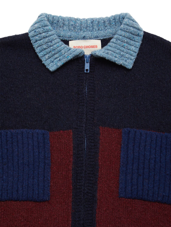 Bobo Choses - Cardigan en mélange de laine imprimé