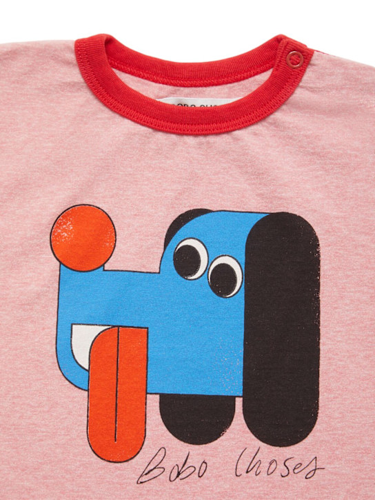 Bobo Choses: T-shirt en mélange de coton biologique chien