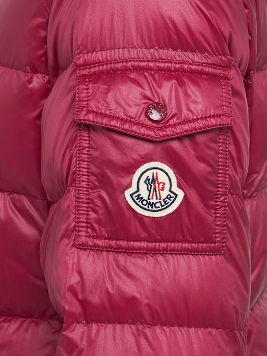 Moncler: Glesse nylon hooded down jacket