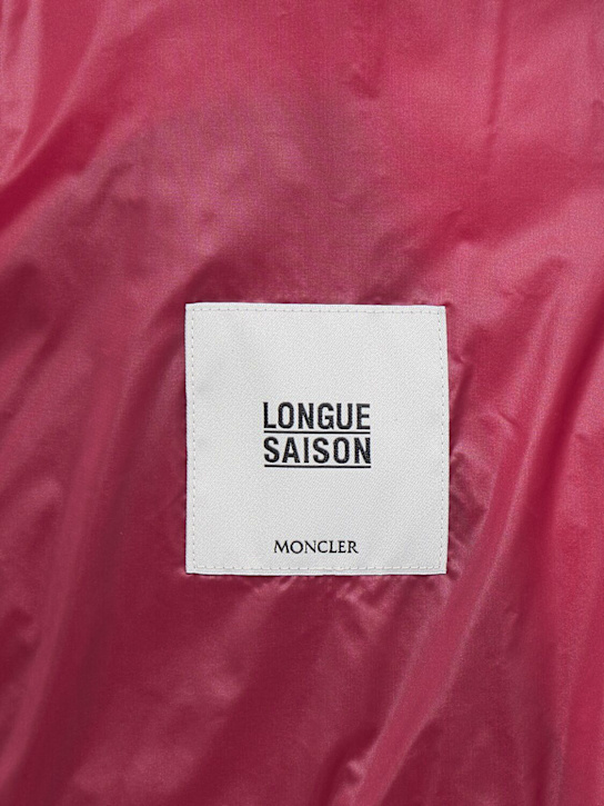 Moncler: Glesse nylon hooded down jacket