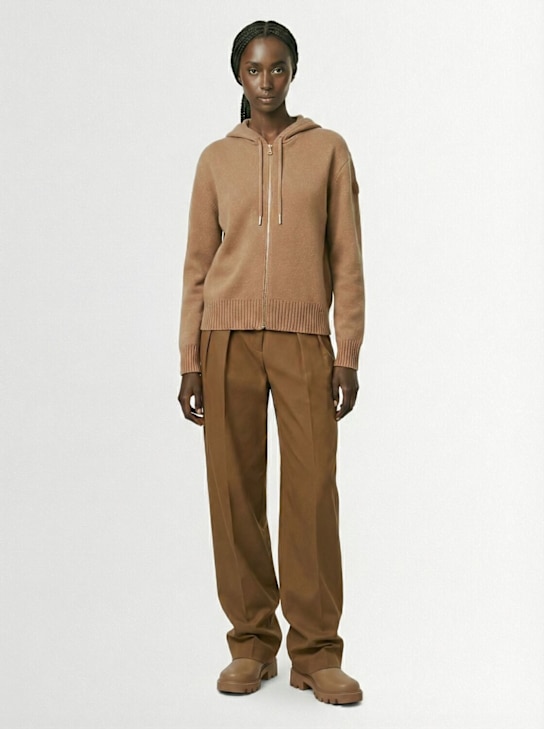 Moncler - Wool & cashmere zip-up hoodie