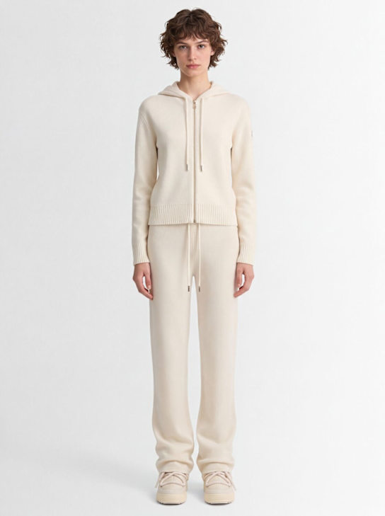 Moncler: Wool & cashmere jogging pants