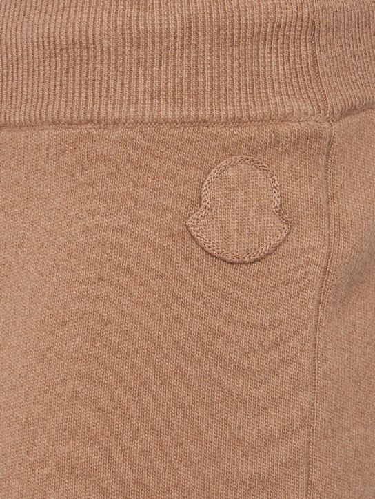 Moncler: Wool & cashmere jogging pants
