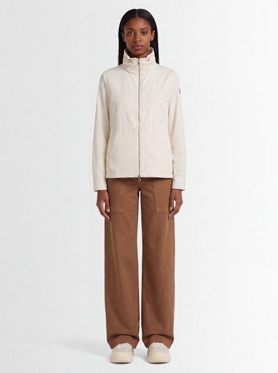 Moncler: Enette tech hooded short parka jacket