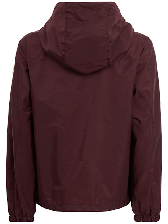 Moncler: Coquelicot hooded nylon casual jacket