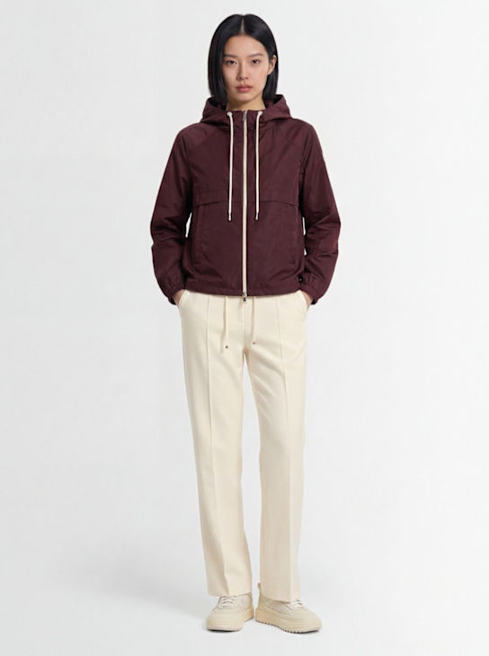 Moncler - Coquelicot hooded nylon casual jacket
