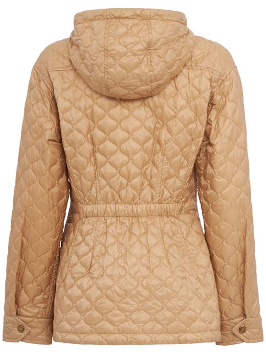 Moncler: Arum hooded nylon down jacket