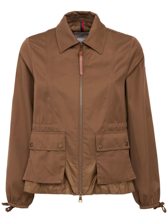 Moncler: Adenium hooded tech & cotton jacket