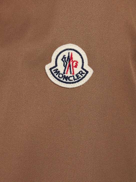 Moncler: Adenium hooded tech & cotton jacket