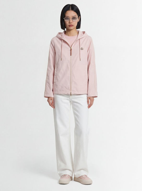 Moncler: Sarracenia tech & cotton casual jacket