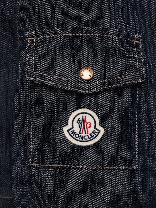 Moncler: Diervilla cotton blend denim jacket