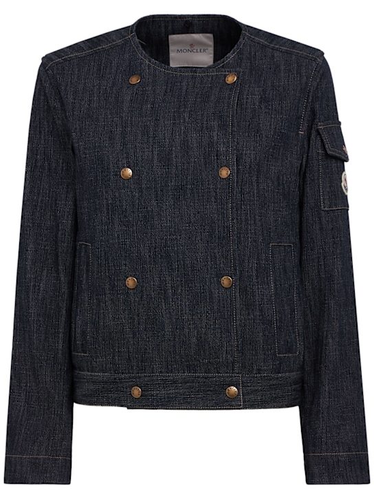 Moncler: Diervilla cotton blend denim jacket