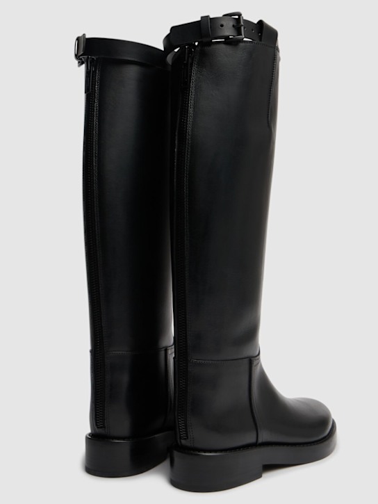 Ann Demeulemeester: 40mm hohe Lederstiefel „Stan“