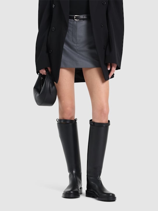 Ann Demeulemeester - 40mm hohe Lederstiefel „Stan“