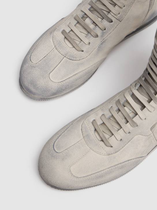 Ann Demeulemeester: Fides suede high top sneakers