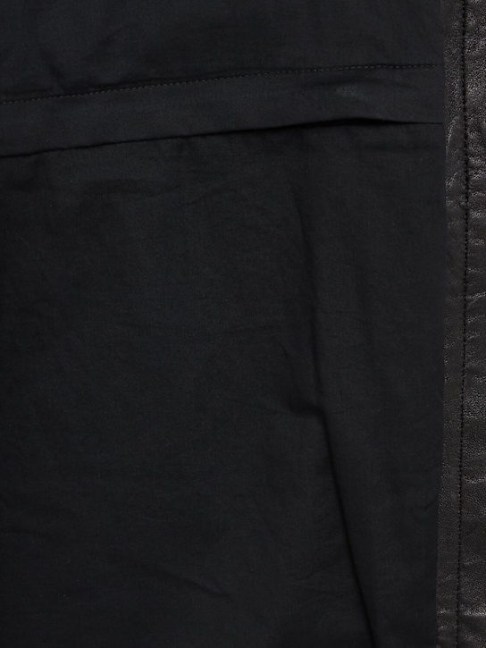 Ann Demeulemeester: Raf 5-pocket standard leather jacket