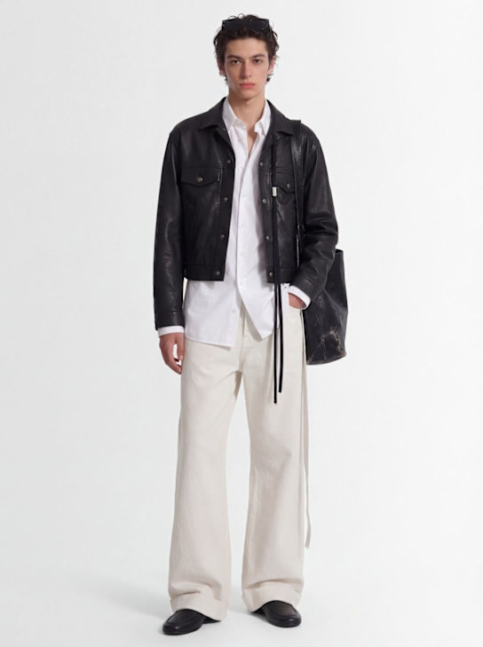 Ann Demeulemeester - Raf 5-pocket standard leather jacket
