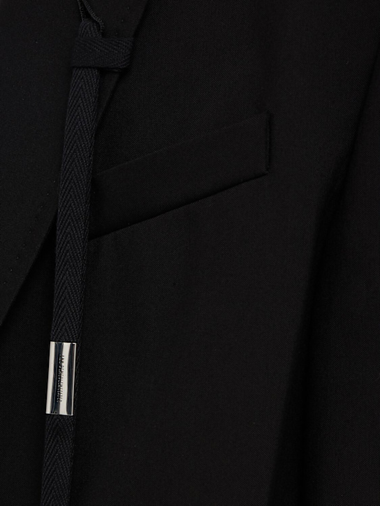 Ann Demeulemeester: Anthoon high comfort tailored jacket