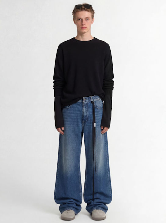 Ann Demeulemeester: Modest 5-pocket relaxed bootcut jeans