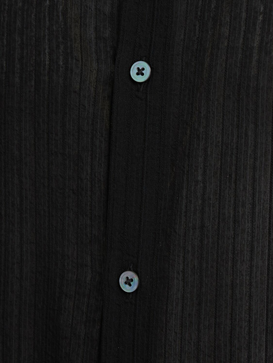 Ann Demeulemeester: Andre tonal striped classic shirt