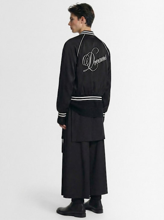 Ann Demeulemeester - Esko slim fit raglan bomber jacket