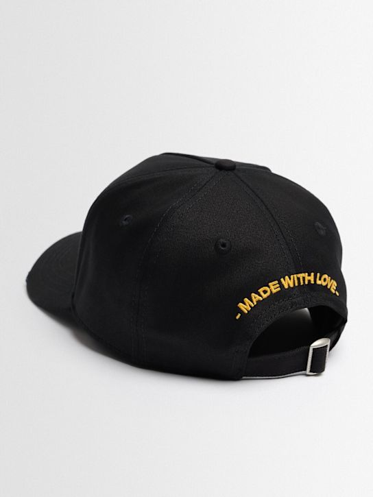 Dsquared2: Logo cotton baseball cap