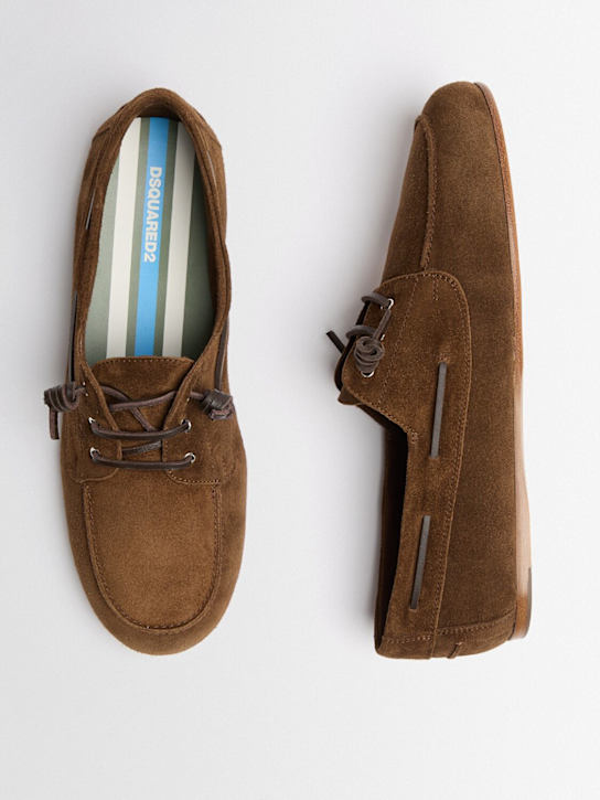Dsquared2: Suede boat shoes
