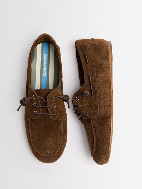 Dsquared2 - Chaussures bateau D2 College en daim