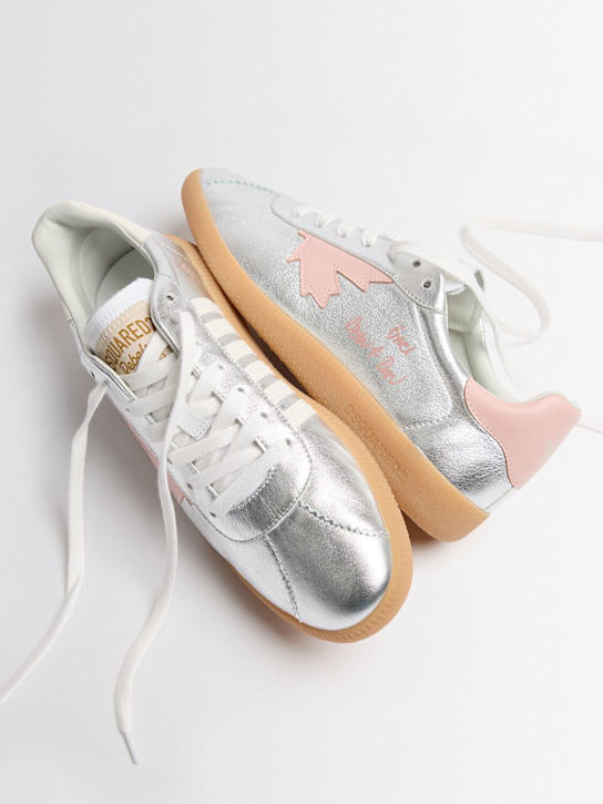 Dsquared2: Dsquared2 Rebel metallic effect sneakers