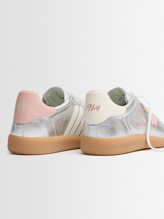 Dsquared2: Dsquared2 Rebel metallic effect sneakers