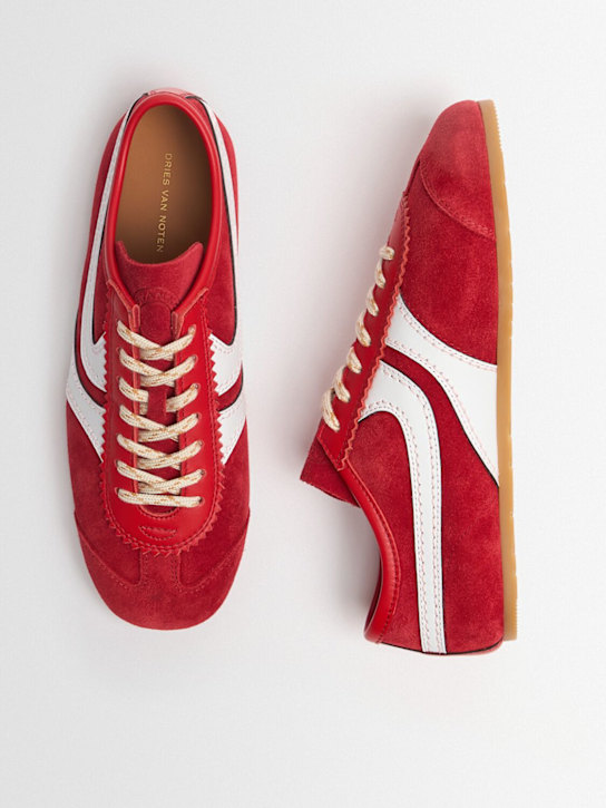 Dries Van Noten: Sneakers in camoscio