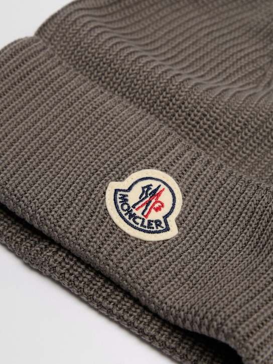Moncler - Logo cotton beanie