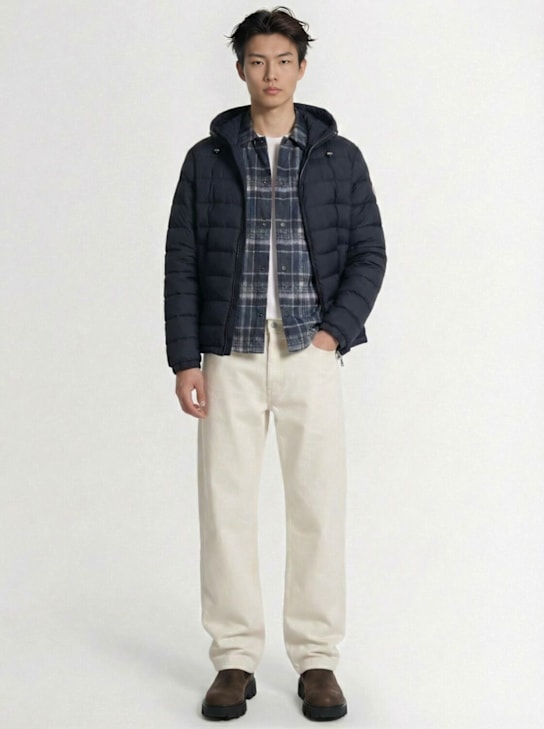 Moncler: Vermeille tech down jacket