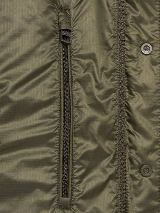 Moncler: Moulleau quilted nylon down shirt jacket