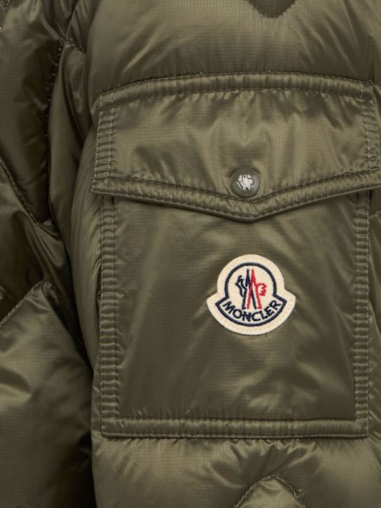 Moncler: Moulleau quilted nylon down shirt jacket