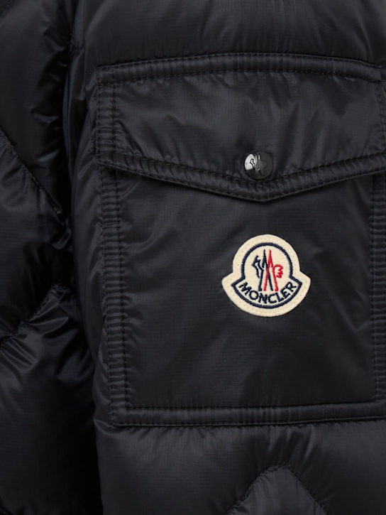Moncler: Moulleau quilted nylon down shirt jacket