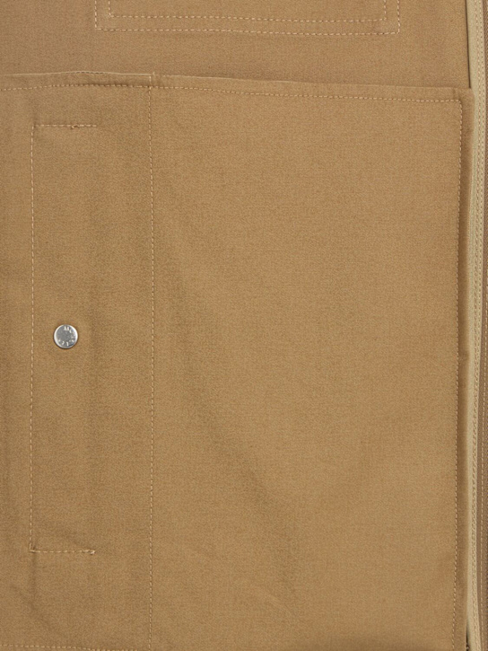 Moncler: Cotton blend gabardine shirt jacket