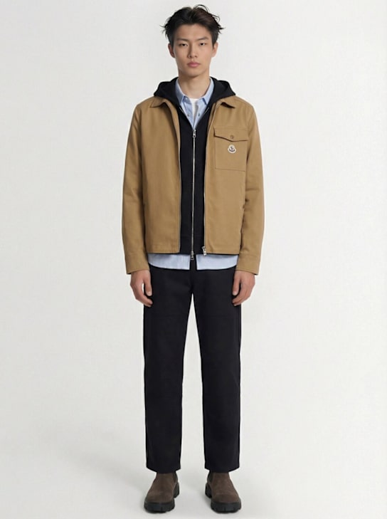 Moncler - Cotton blend gabardine shirt jacket