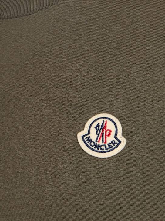 Moncler - 3 pack logo patch cotton t-shirt