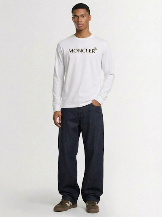 Moncler - Logo cotton l/s t-shirt
