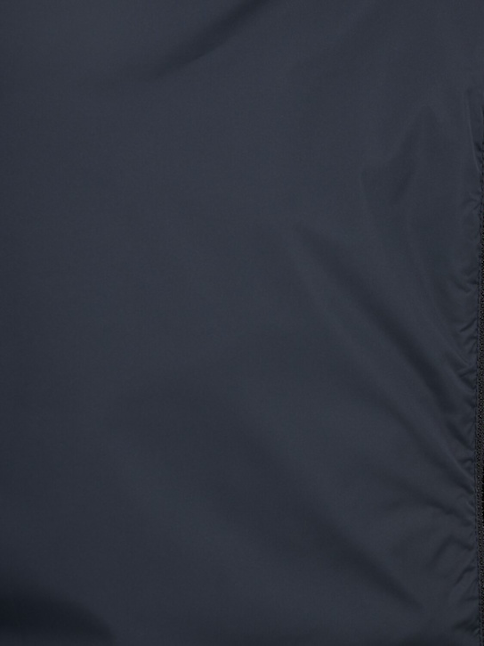 Moncler: Padded zip-up cotton blend down cardigan